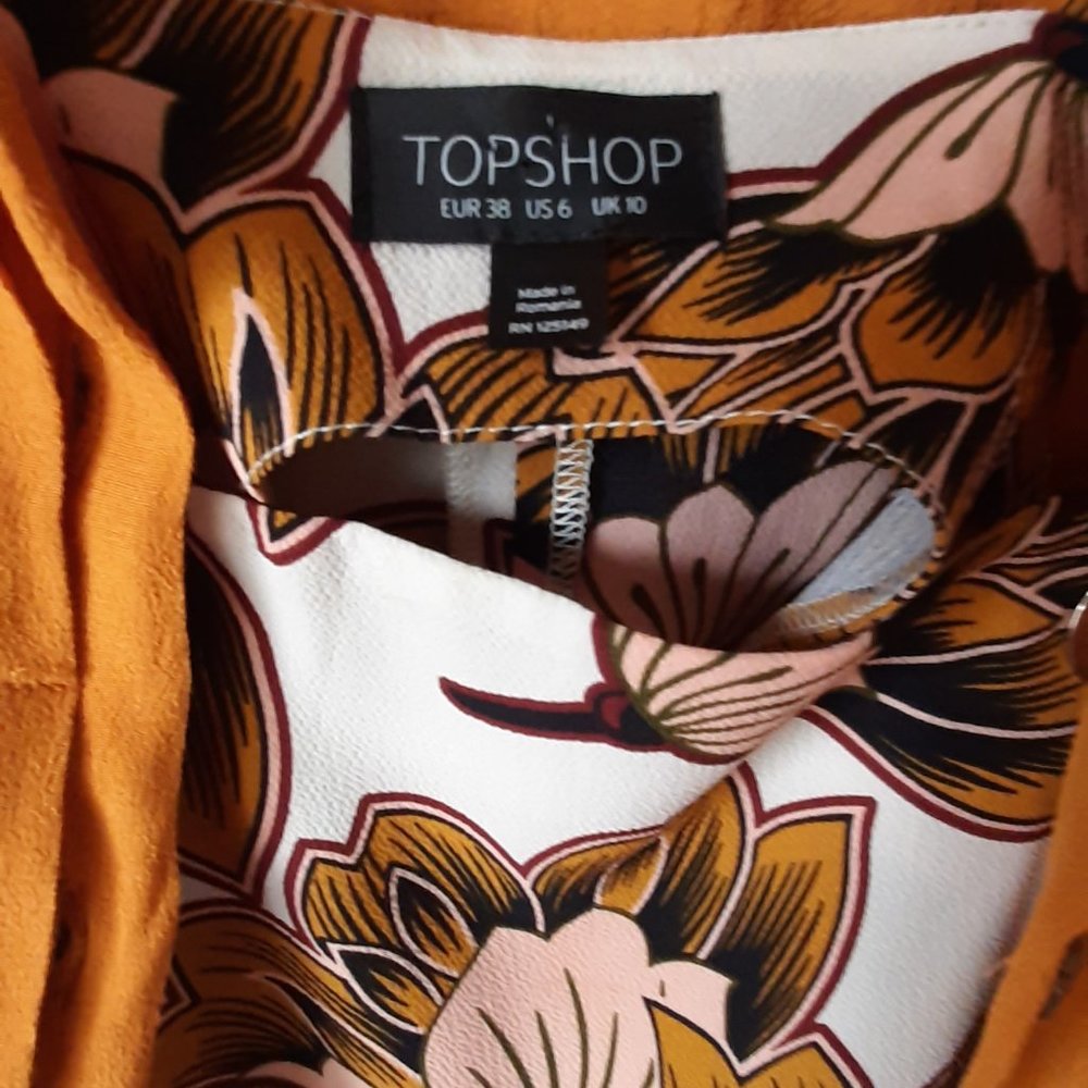 Mustard Coloured Shirt and Singlet Set Size 10/12 - Picture 4 of 11